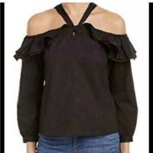J. Crew Elegant Black Blouse